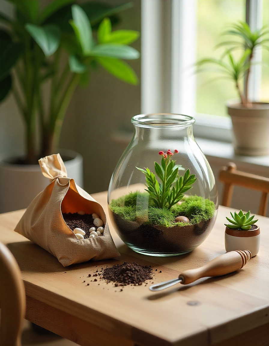 DIY terrarium kit – a creative gift idea for plant lovers