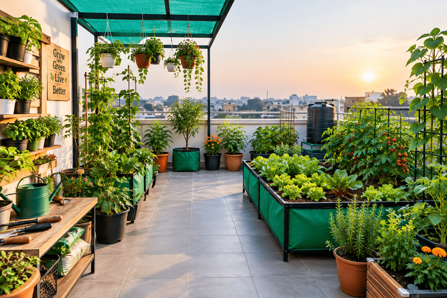 Roof Top Gardening Set up service