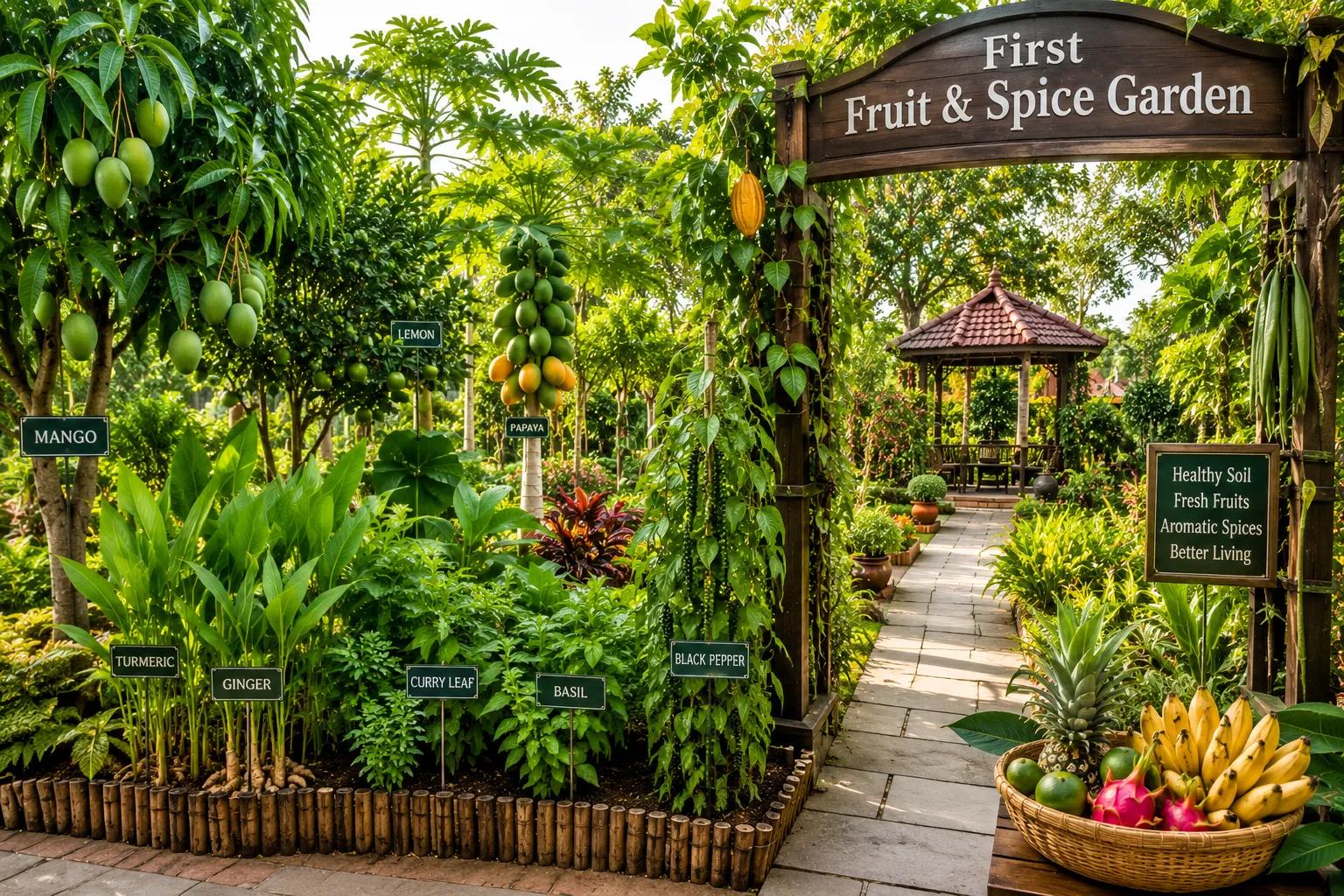 First Fruit & Spice Garden