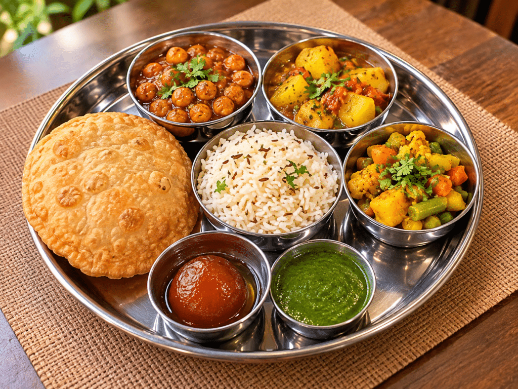 mini veg thali